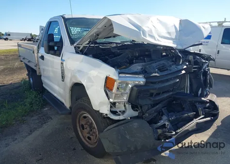 2021 Ford F-250 Xl из США, поврежденный, VIN 1FDBF2A68MED31600